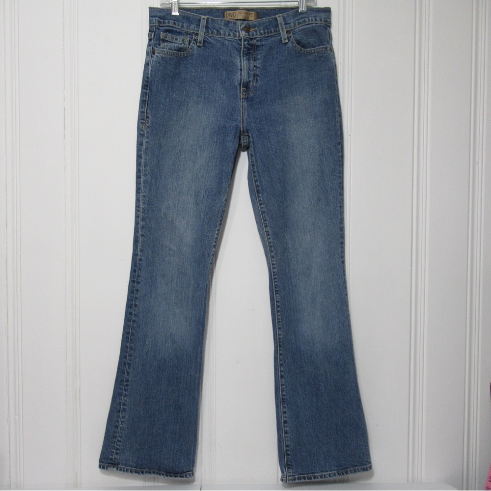 Old Navy Y2K Just Below the Waist Boot Cut Denim Jeans Size 10